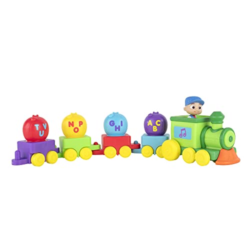 Musical Alphabet Train With JJ-Features Alphabet Train With Music,Sounds & Phrases-4 Alphabet Wagons,1 JJ Conductor Figure-Plays Clips Of ABC Song -Toys For Kids And Preschoolers - Everyday Play Set