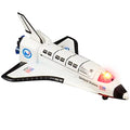 Light Up Space Shuttle Toy 1PC Battery Operated Spaceship Toy With LEDs Sounds And Pullback Motion Outer Space Party Decoration Great Space Gifts For Boys And Girls 6 Inches - Everyday Play Set