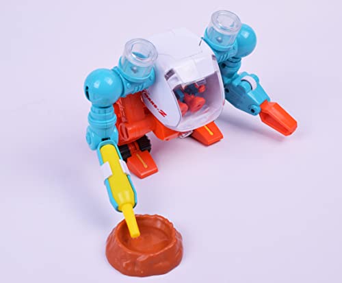 Stro Venture Mars Walker Mars Mission Space Toy Transformable Explorer Robot With Light Astronaut Figure And Accessories Transform From Walking To Driving Mode - Everyday Play Set