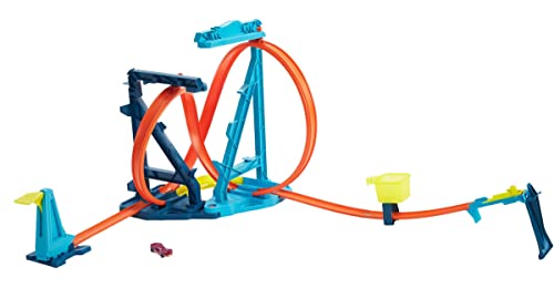 Budget Track Set And 1:64 Scale Toy Car Track And Loop Building Kit With Adjustable Set-Ups And Jump Infinity Loop Kit - Everyday Play Set