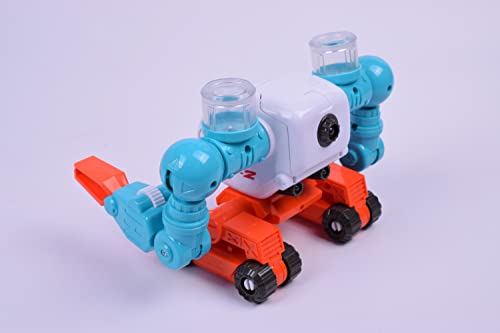 Stro Venture Mars Walker Mars Mission Space Toy Transformable Explorer Robot With Light Astronaut Figure And Accessories Transform From Walking To Driving Mode - Everyday Play Set