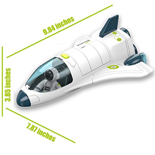 Budget Space Shuttle Spacecraft Airplane Toys For Kids With Lights & Sound & Astronaut Figure,Spaceship Toys For Any Interstellar Mission Adventure,Toy Rocket Gift For Boys 3-5-8 - Everyday Play Set
