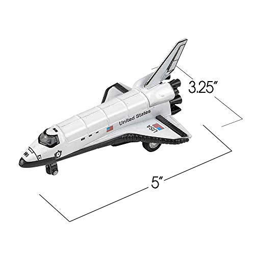 Cheapest Diecast Space Shuttle With Pullback Mechanism Set Of 2 Diecast Metal NASA Space Toys For Boys Astronaut Cake Decorations Astronaut Space Theme Party Favors - Everyday Play Set