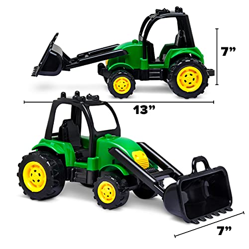 Toy Tractor Truck Construction Vehicle For Kids And Toddlers - Everyday Play Set