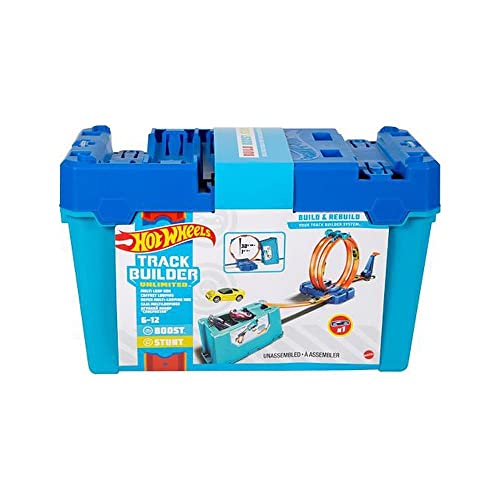 Deals Track Builder Multi Loop Box Ultimate Storage 10 Feet Of Track Connectors Launcher Diecast Car Portable Ages 4 And Abov - Everyday Play Set