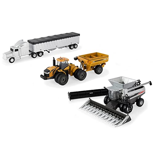 1/64 AGCO 4 Piece Harvesting Set With Gleaner A86 Combine 16420 - Everyday Play Set