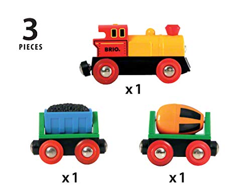 Budget RIO World – 33319 Battery Operated Action Train 3 Piece Toy Train For Kids Ages 3 And Up - Everyday Play Set