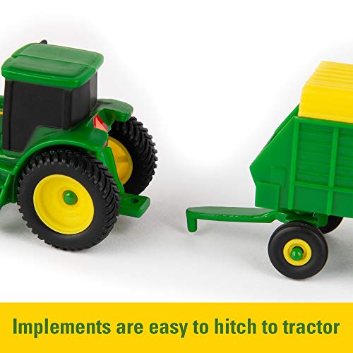 New TOMY John Deere Durable Vehicle Toy Set For Kids With Tractor Shaped Portable Carry Cas - Everyday Play Set