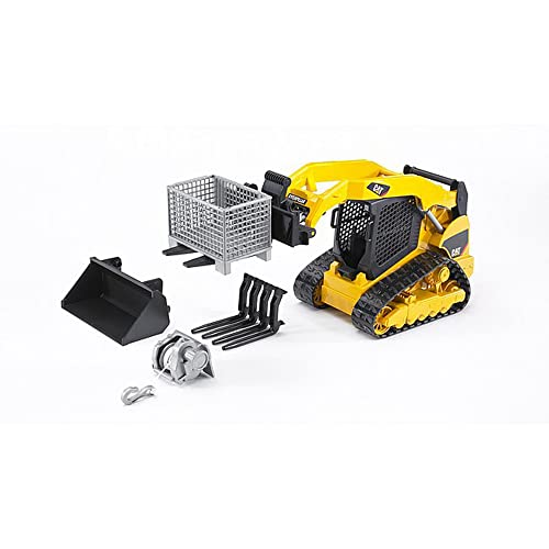 Toys – Construction Realistic Attachments And Accessories For Frontloader Vehicle Including A Basket Pallet Winch And Forks – Ages 3+ - Everyday Play Set