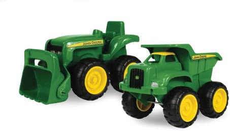Brand new Sandbox Vehicle Set — Includes Dump Truck Toy And Tractor Toy With Loader — Girl And Boy Toys — Ages 18 Months And Up — 6 Inch — 2 Count - Everyday Play Set