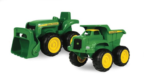 Brand new Sandbox Vehicle Set — Includes Dump Truck Toy And Tractor Toy With Loader — Girl And Boy Toys — Ages 18 Months And Up — 6 Inch — 2 Count - Everyday Play Set