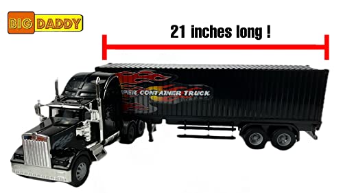 Cheapest Rig Heavy Duty Tractor Trailer Transport Series Big Box Tractor Trailer (Colors May Vary) - Everyday Play Set