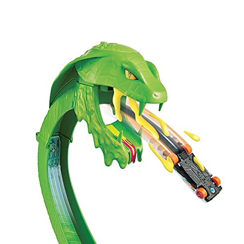 Deals Toxic Snake Strike Challenge Play Set With Slime For Kids 5 Years Old & Up Includes One 1:64 Scale Hot Wheels Vehicle Connects To Other Sets Single Or Multicar Play - Everyday Play Set