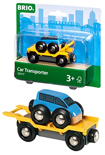 Promo World – 33577 Car Transporter 2 Piece Toy Train Accessory For Kids Ages 3 And Up - Everyday Play Set