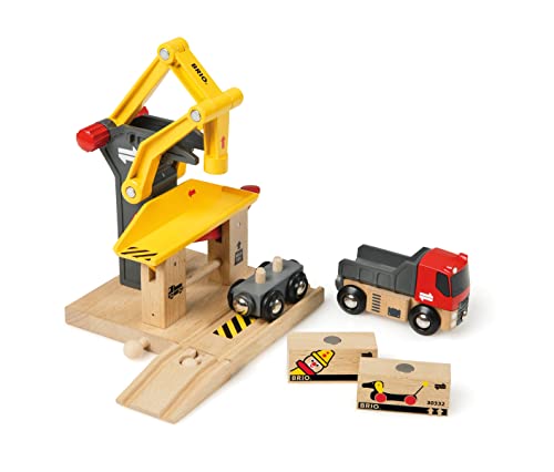 RIO World – 33280 Freight Goods Station Toy Train Accessories For Kids Age 3 And Up Green - Everyday Play Set