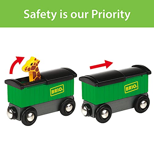 Cheapest RIO World – 33722 Safari Train 3 Piece Toy Train Accessory For Kids Age 3 And Up - Everyday Play Set