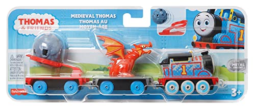 Thomas & Friends Medieval Thomas Engine Die-cast Push-Along Toy Train For Preschool Kids Ages 3 Years And Old - Everyday Play Set