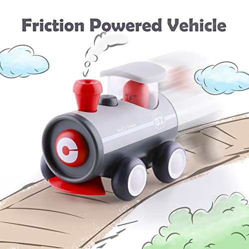 Promo Baby Car Toys W/ Lights Music Toddler Push And Go Friction Powered Toy Set Kids Electronic Submarines Vehicle Playset Birthday Gift For 12 18 Month 1 2 3 Years Old Boys Girls Infants - Everyday Play Set