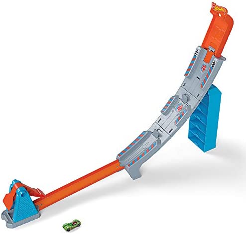 Brand new Rapid Raceway Champion Action Hot Wheels Championship Track Speed Boost Oval Track Ages 4 And Older - Everyday Play Set