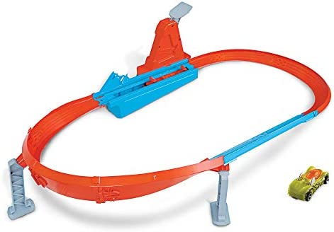 Brand new Rapid Raceway Champion Action Hot Wheels Championship Track Speed Boost Oval Track Ages 4 And Older - Everyday Play Set