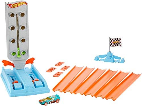 Brand new Rapid Raceway Champion Action Hot Wheels Championship Track Speed Boost Oval Track Ages 4 And Older - Everyday Play Set