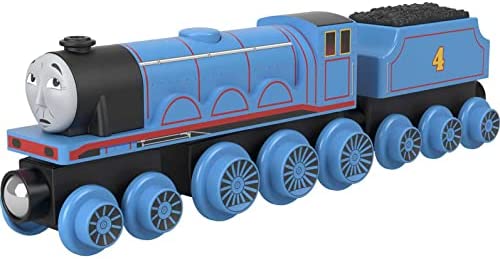 Cheap Wooden Railway James Engine And Coal Car Push-Along Train Made From Sustainably Sourced Wood For Kids 2 Years And Up - Everyday Play Set