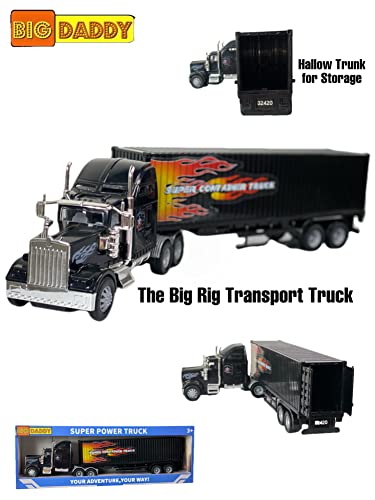 Cheapest Rig Heavy Duty Tractor Trailer Transport Series Big Box Tractor Trailer (Colors May Vary) - Everyday Play Set