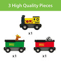 Cheapest RIO World – 33722 Safari Train 3 Piece Toy Train Accessory For Kids Age 3 And Up - Everyday Play Set