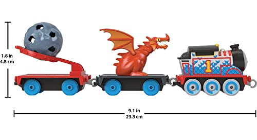 Thomas & Friends Medieval Thomas Engine Die-cast Push-Along Toy Train For Preschool Kids Ages 3 Years And Old - Everyday Play Set