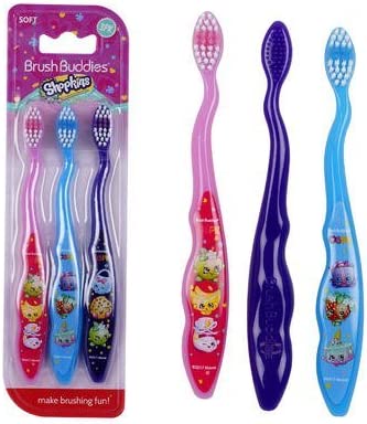 Thomas The Train & Friends Soft Toothbrushes 3 Pack Brush Buddies (Blue Yellow Red) - Everyday Play Set