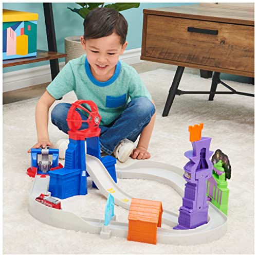 True Metal Total City Rescue Movie Track Set With Exclusive Marshall Vehicle 1:55 Scale Kids Toys For Ages 3 And Up - Everyday Play Set