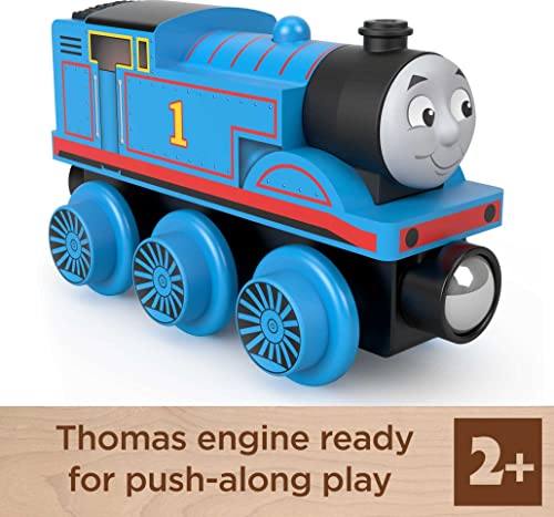 Promo Price Thomas And Friends Thomas Push-Along Toy Train For Toddlers And Preschool Kids Wooden Railway Thomas - Everyday Play Set