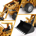 Remote Control Construction Toy – RC Bulldozer 1/24 Front Loader RC Tractor Vehicles With 2 Rechargeable Batteries Pretend Construction Playset Toys For 3 4 5 6 Years Old Boys Girls Kids Gift - Everyday Play Set