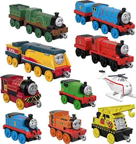Deals Price Thomas & Friends Sodor Steamies 10-Pack Of Die-Cast Metal Push-Along Train Engines And Vehicles For Preschool Kids Ages 3 And Up - Everyday Play Set