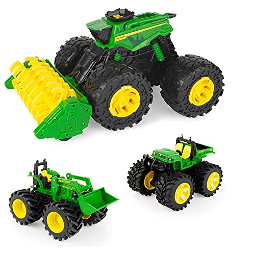 Coupon Toddler Toys Monster Treads Super Scale Combine Toy Set With 2 Extra Monster Treads Vehicles Ages 3+ G - Everyday Play Set