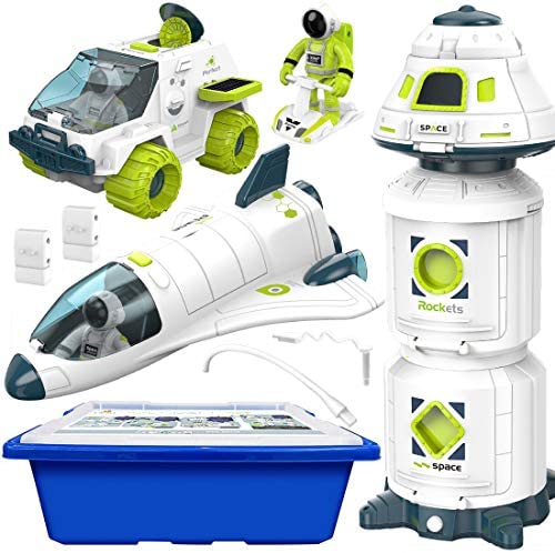Budget Space Shuttle Spacecraft Airplane Toys For Kids With Lights & Sound & Astronaut Figure,Spaceship Toys For Any Interstellar Mission Adventure,Toy Rocket Gift For Boys 3-5-8 - Everyday Play Set