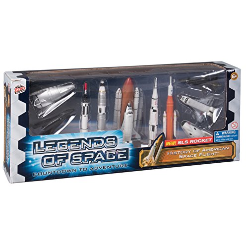 Legends Of Space : Countdown To Adventure – History Of American Space Flight 10 Piece Set - Everyday Play Set
