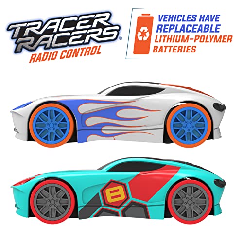2.4 GHz Radio Control Remote Slot-Less Cordless Racing Blazin Loop Speedway Track Set With Two C - Everyday Play Set