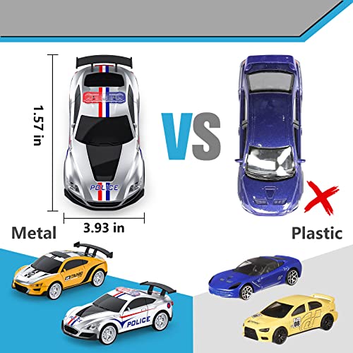Electric High-Speed Slot Car Race Car Track Sets With 2 1:43 Scale Slot Cars And 2 Hand Controllers With Headlights And Dual Racing Toys Gifts For 6 7 8 9 10 11 12 Boys Girl - Everyday Play Set