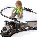 Cheapest Electric Christmas Train Set For Kids Battery-Powered Train Toys With Sounds Include 4 Cars And 10 Tracks Classic Toy Train Set For 3 4 5 6 Years Old Boys Girls - Everyday Play Set