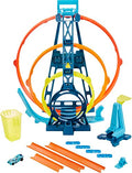 Track Builder Unlimited Triple Loop Kit Collapsible 3-Loop Gift Set For Kids 6 To 12 Years Old & One 1:64 Scale Hot Wheels Vehicle With Connection Points Amazon Exclusive - Everyday Play Set