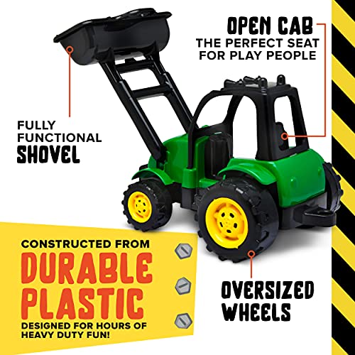 Toy Tractor Truck Construction Vehicle For Kids And Toddlers - Everyday Play Set