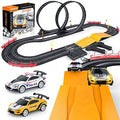 Electric High-Speed Slot Car Race Car Track Sets With 2 1:43 Scale Slot Cars And 2 Hand Controllers With Headlights And Dual Racing Toys Gifts For 6 7 8 9 10 11 12 Boys Girl - Everyday Play Set