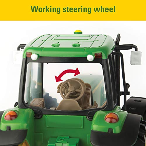TOMY John Deere Big Farm Tractor With Wag - Everyday Play Set