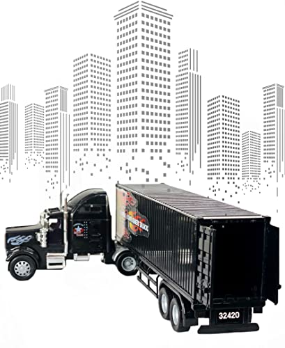 Cheapest Rig Heavy Duty Tractor Trailer Transport Series Big Box Tractor Trailer (Colors May Vary) - Everyday Play Set