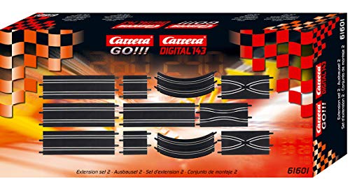 Coupon Go Extension Set 2 – 11Piece Track Expansion Accessory Pack – For Use With 1: 43 Scale Go & Digital143 Slot Car Racetrack Systems - Everyday Play Set
