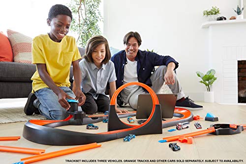 Promo Hot Wheels Id Smart Track Starter Kit With 3 Exclusive Cars Track Pieces And Hot Wheels Race Portal For Physical & Digital Play Gift For Kids Ages 8 Years Old & Up - Everyday Play Set