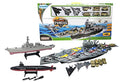 Deals Aircraft Carrier Submarine Destroyer Ship Combo With Military Vehicles And Fighter J - Everyday Play Set