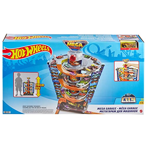 Mattel – Hot Wheels City 50 New Mega Garag - Everyday Play Set