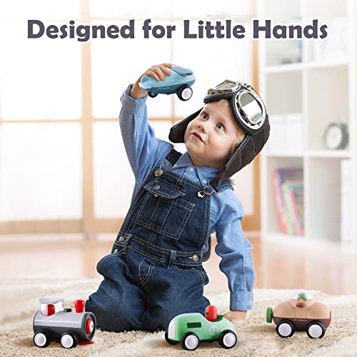 Promo Baby Car Toys W/ Lights Music Toddler Push And Go Friction Powered Toy Set Kids Electronic Submarines Vehicle Playset Birthday Gift For 12 18 Month 1 2 3 Years Old Boys Girls Infants - Everyday Play Set